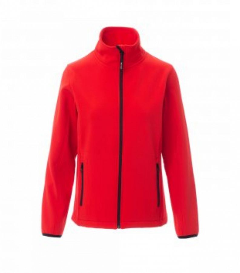 Dámská softshellová bunda PERTH 03000, červená,  vel. 2XL - Obrázek Dámská softshellová bunda PERTH 03000, červená,  vel. 2XL - Obrázek